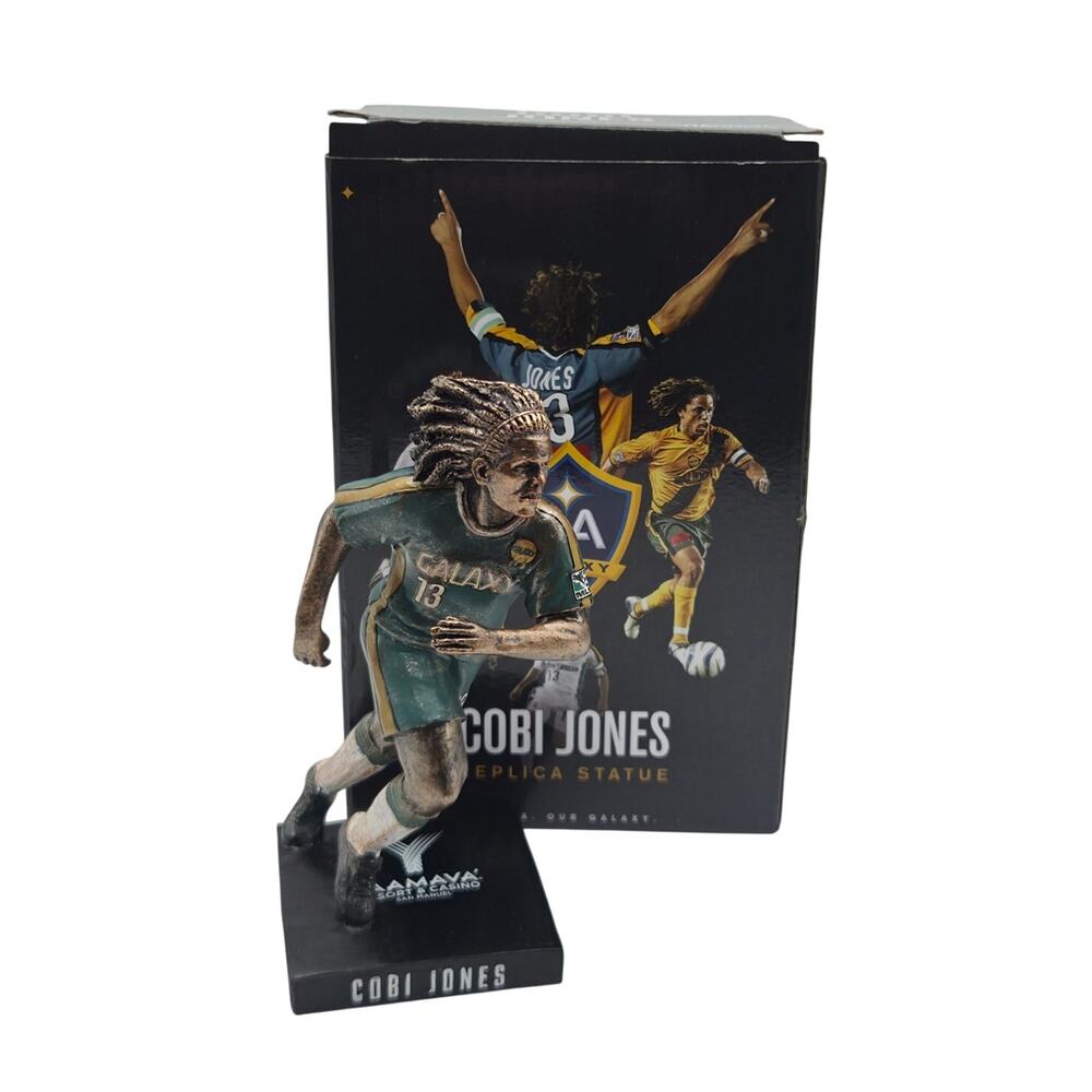 LA Galaxy Cobi Jones Replica Statue Maya Sports Leasing San Manuel Open Box